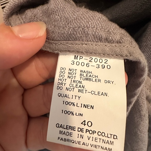 NWT pas de calais linen blazer  - LAST CHANCE - Picture 10 of 12